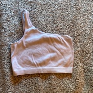 White Bozzolo Crop Top